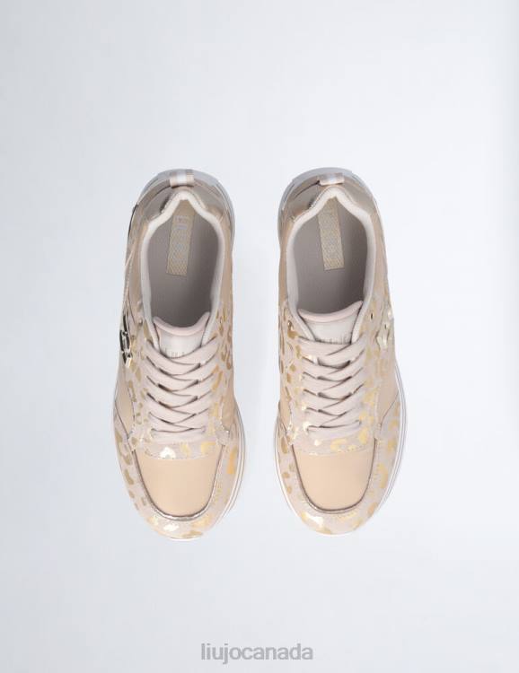 Shoes Liu Jo Platform Sneakers With Animal-Print Women F6061872