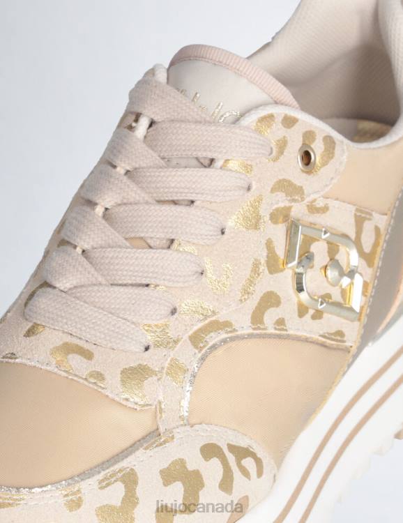 Shoes Liu Jo Platform Sneakers With Animal-Print Women F6061872