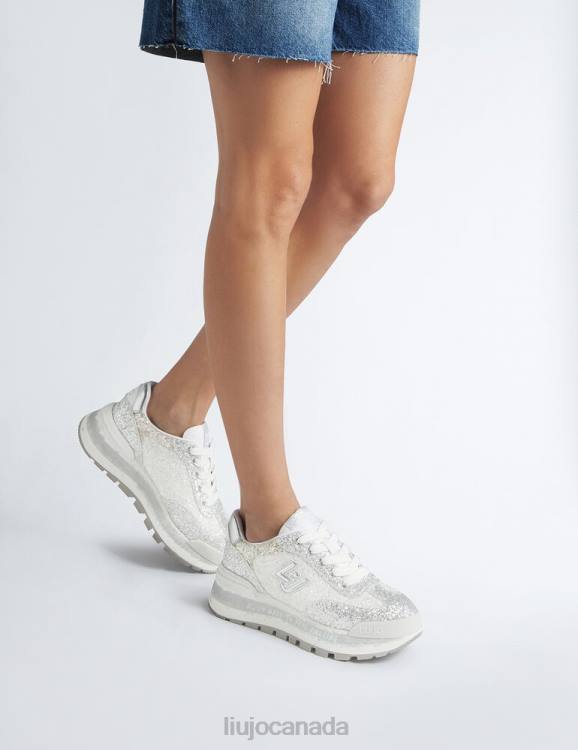 Shoes Liu Jo Platform Sneakers With Full Glitter Women F6061807