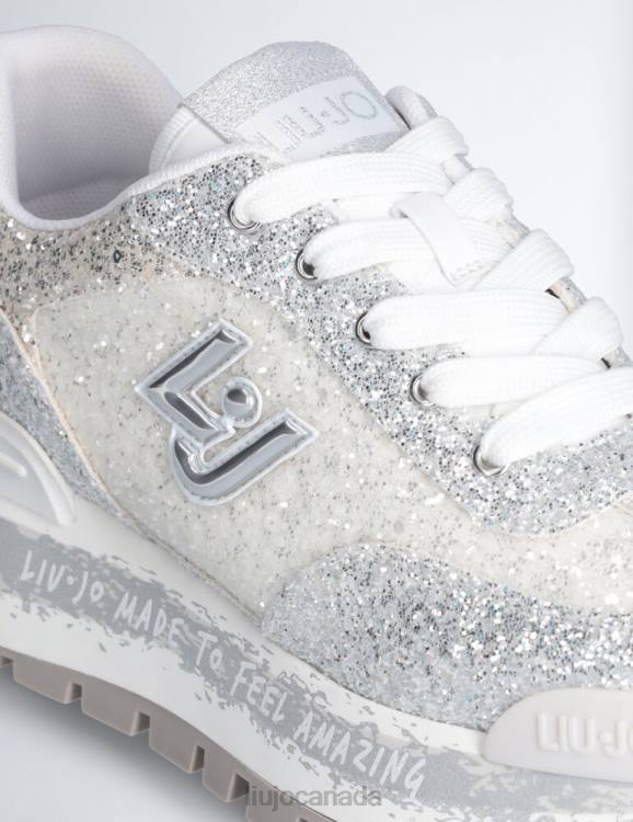 Shoes Liu Jo Platform Sneakers With Full Glitter Women F6061807