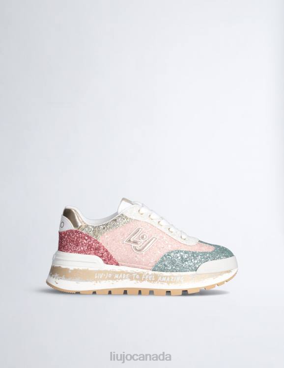 Shoes Liu Jo Platform Sneakers With Full Glitter Women F6061839