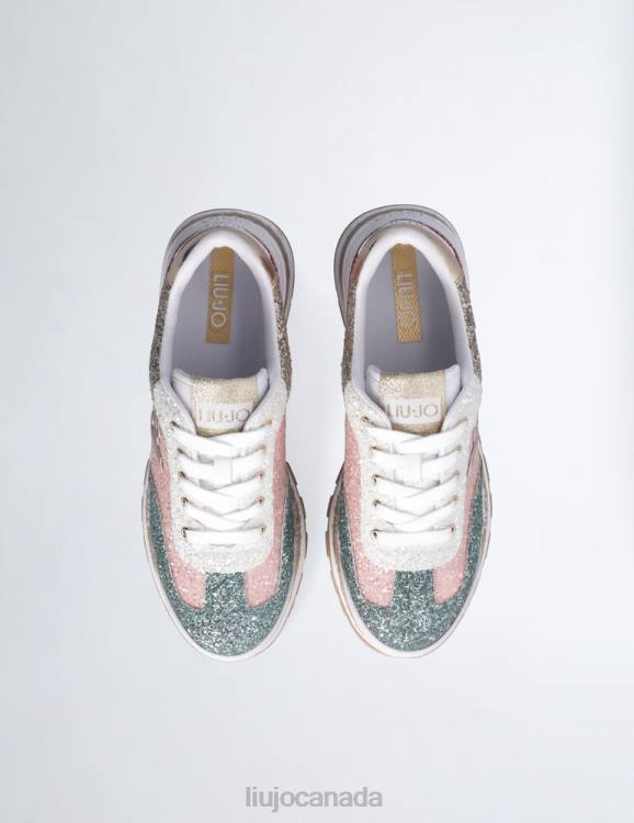 Shoes Liu Jo Platform Sneakers With Full Glitter Women F6061839