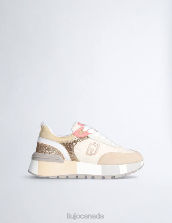 Shoes Liu Jo Platform Sneakers With Glitter And Sequins Women F6061850