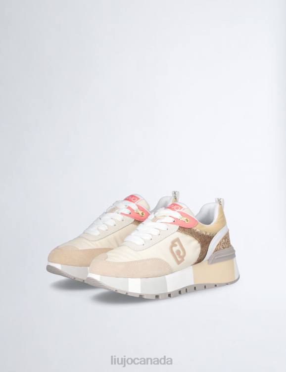 Shoes Liu Jo Platform Sneakers With Glitter And Sequins Women F6061850