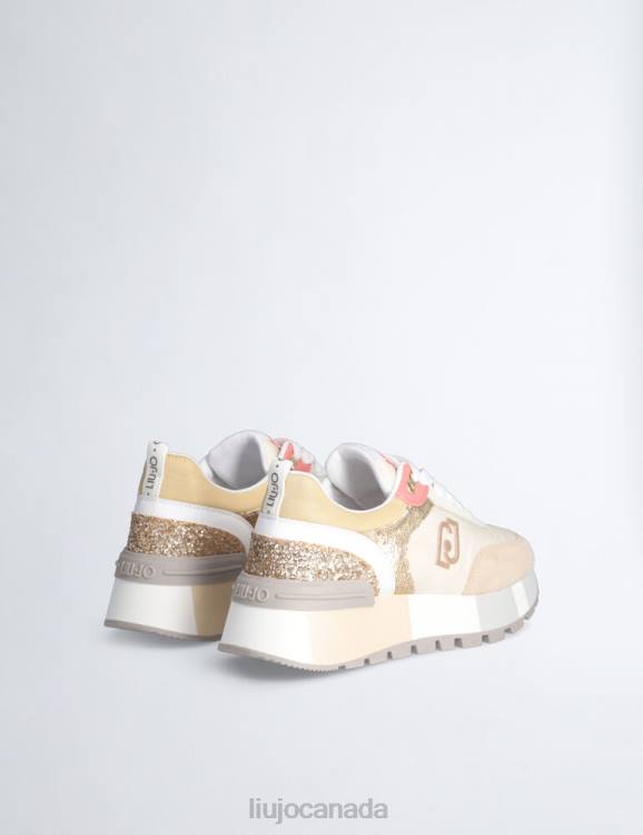 Shoes Liu Jo Platform Sneakers With Glitter And Sequins Women F6061850