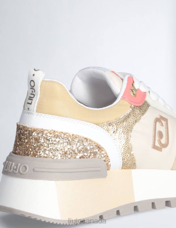 Shoes Liu Jo Platform Sneakers With Glitter And Sequins Women F6061850
