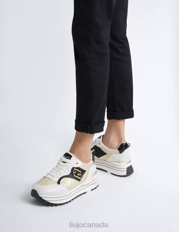 Shoes Liu Jo Platform Sneakers With Glitter Sequins Women F6061882