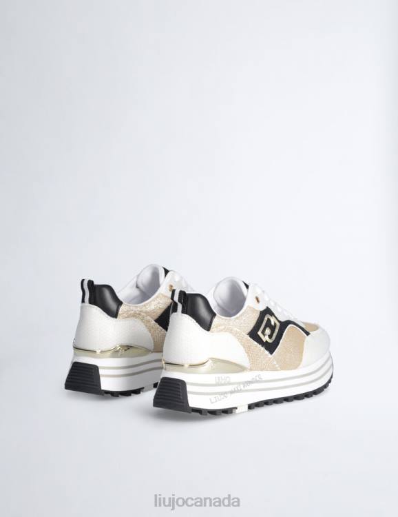 Shoes Liu Jo Platform Sneakers With Glitter Sequins Women F6061882