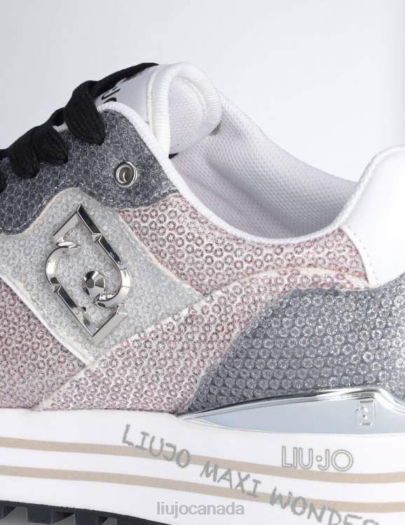 Shoes Liu Jo Platform Sneakers With Glitter Sequins Women F6061905