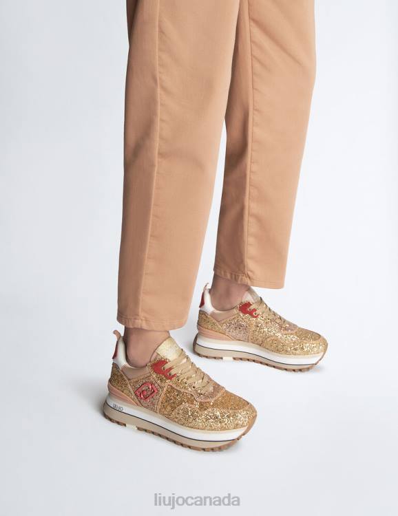 Shoes Liu Jo Platform Sneakers With Glitter Women F6061727