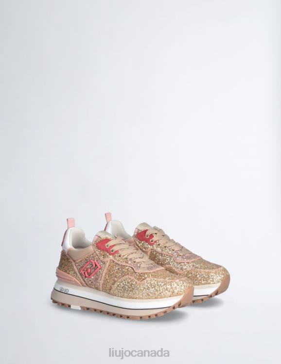 Shoes Liu Jo Platform Sneakers With Glitter Women F6061727