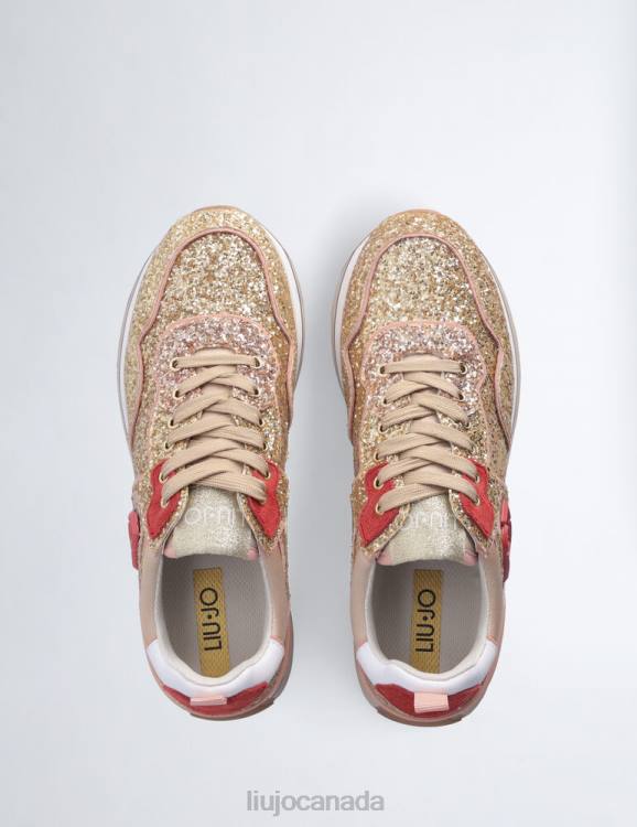 Shoes Liu Jo Platform Sneakers With Glitter Women F6061727