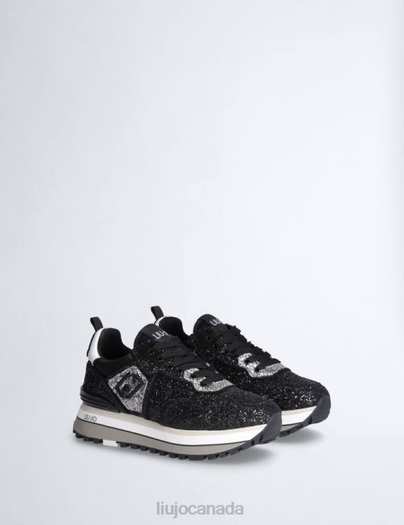 Shoes Liu Jo Platform Sneakers With Glitter Women F6061972