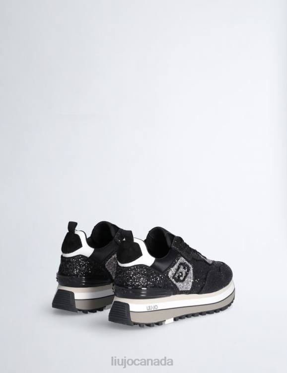 Shoes Liu Jo Platform Sneakers With Glitter Women F6061972