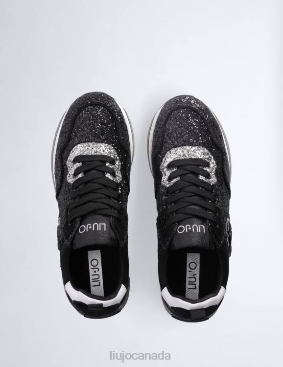 Shoes Liu Jo Platform Sneakers With Glitter Women F6061972