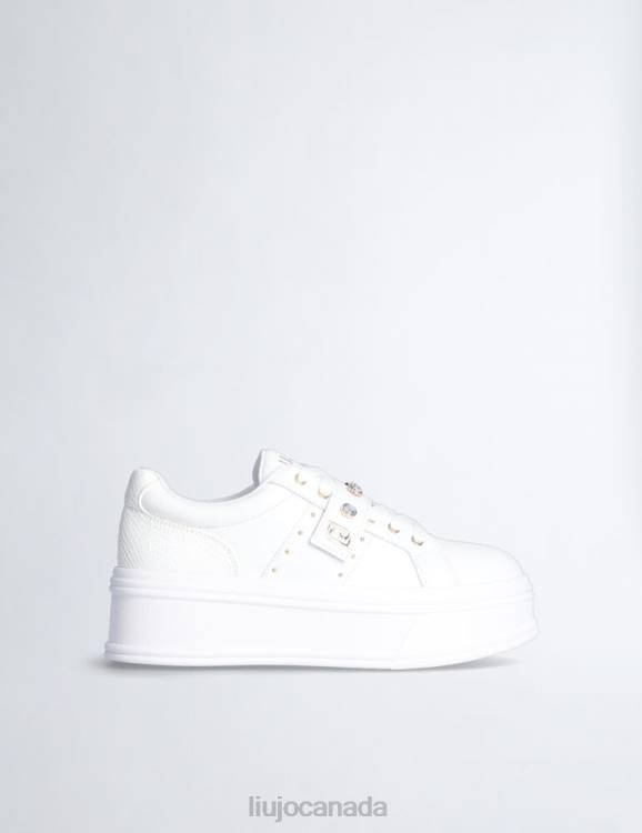 Shoes Liu Jo Platform Sneakers With Jewel Stones Women F6061901