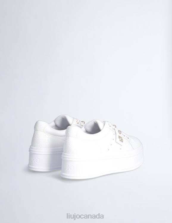Shoes Liu Jo Platform Sneakers With Jewel Stones Women F6061901