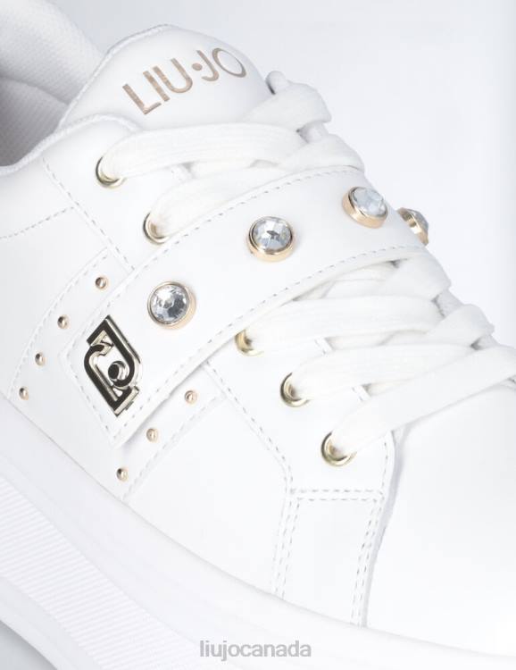 Shoes Liu Jo Platform Sneakers With Jewel Stones Women F6061901