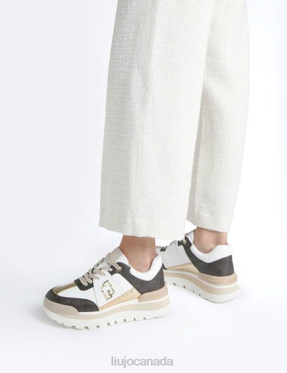 Shoes Liu Jo Platform Sneakers With Monogram Details Women F6061857