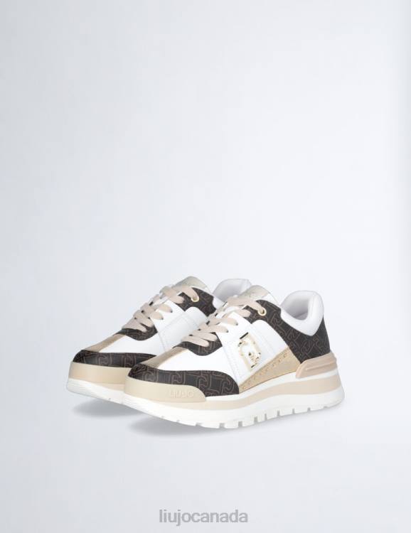 Shoes Liu Jo Platform Sneakers With Monogram Details Women F6061857