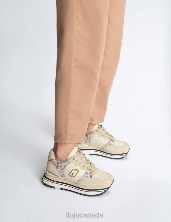 Shoes Liu Jo Platform Sneakers With Python-Print Women F6061859