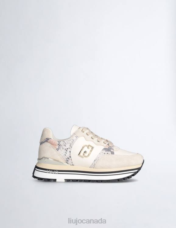 Shoes Liu Jo Platform Sneakers With Python-Print Women F6061859