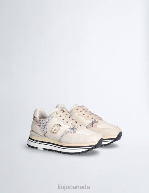 Shoes Liu Jo Platform Sneakers With Python-Print Women F6061859