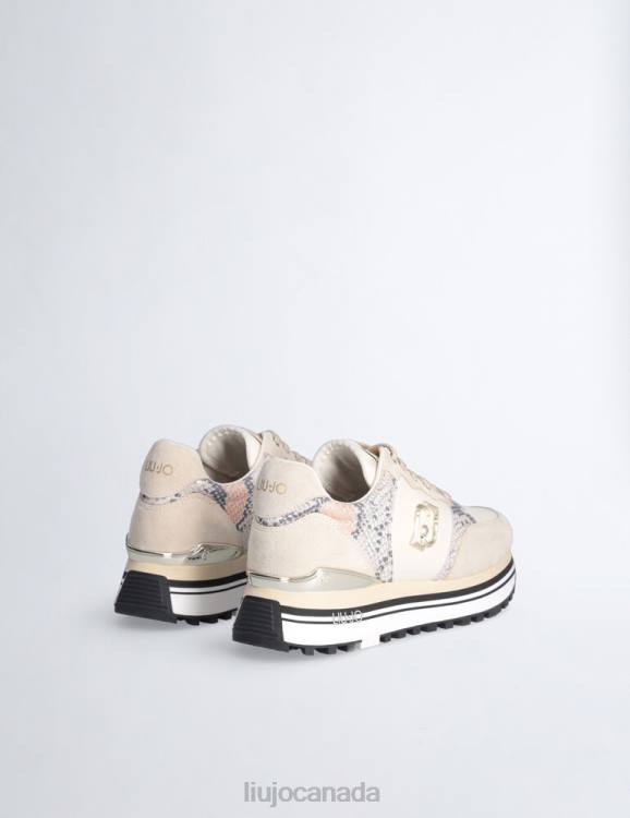 Shoes Liu Jo Platform Sneakers With Python-Print Women F6061859