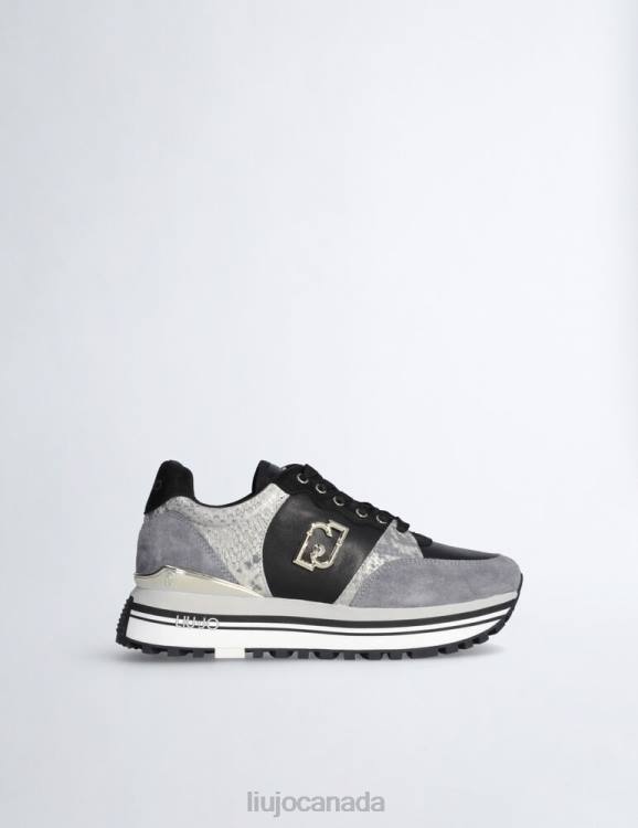 Shoes Liu Jo Platform Sneakers With Python-Print Women F6061883