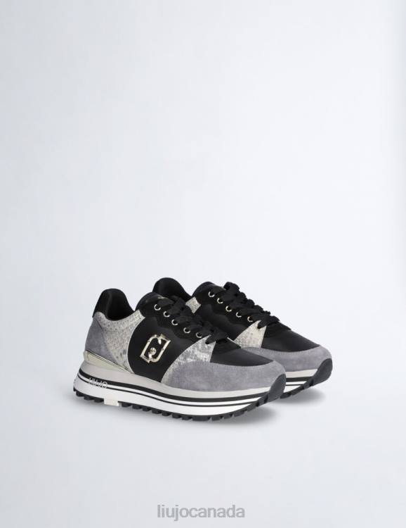 Shoes Liu Jo Platform Sneakers With Python-Print Women F6061883