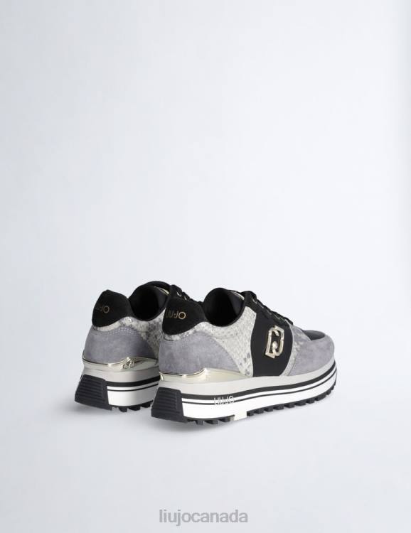 Shoes Liu Jo Platform Sneakers With Python-Print Women F6061883