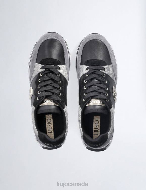 Shoes Liu Jo Platform Sneakers With Python-Print Women F6061883