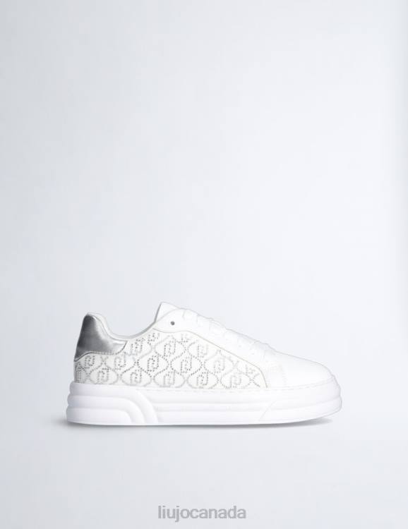 Shoes Liu Jo Platform Sneakers With Rhinestone Logo Women F6061922