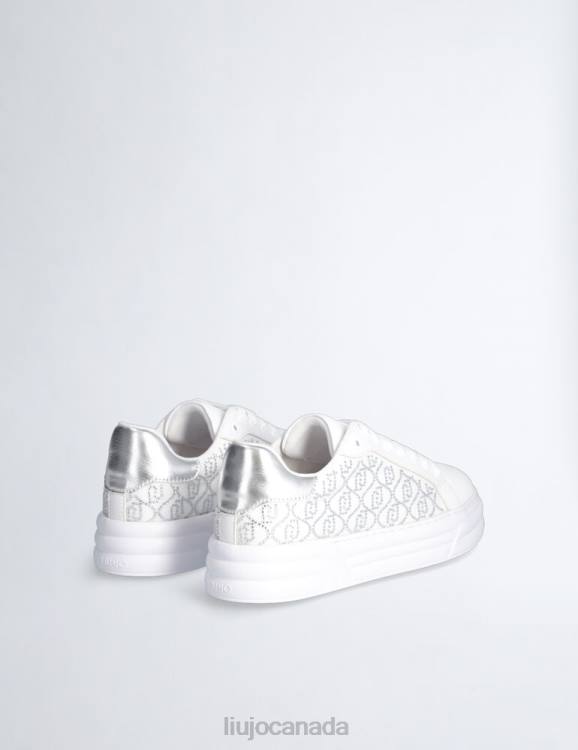 Shoes Liu Jo Platform Sneakers With Rhinestone Logo Women F6061922