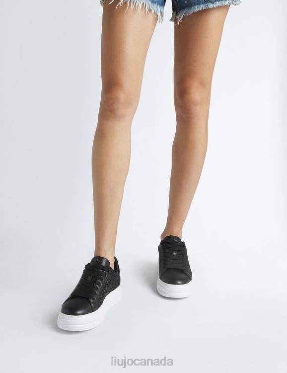 Shoes Liu Jo Platform Sneakers With Rhinestone Logo Women F6061961