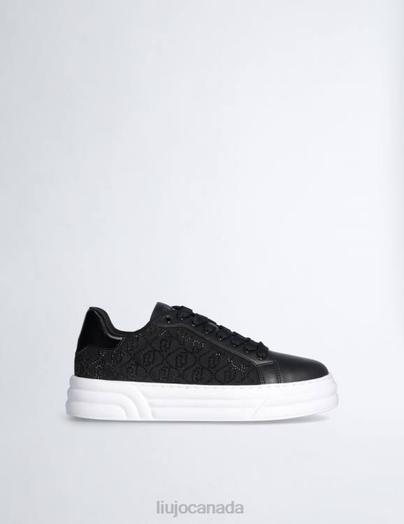 Shoes Liu Jo Platform Sneakers With Rhinestone Logo Women F6061961
