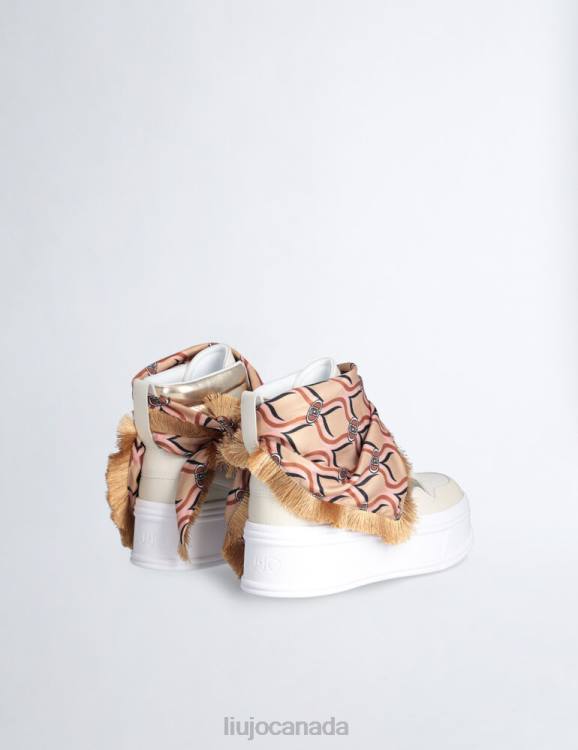Shoes Liu Jo Platform Sneakers With Scarf Women F6061755