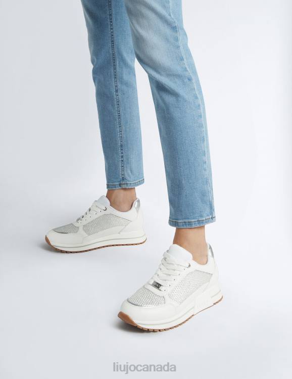 Shoes Liu Jo Sneakers With Glitter Mesh Women F6061936