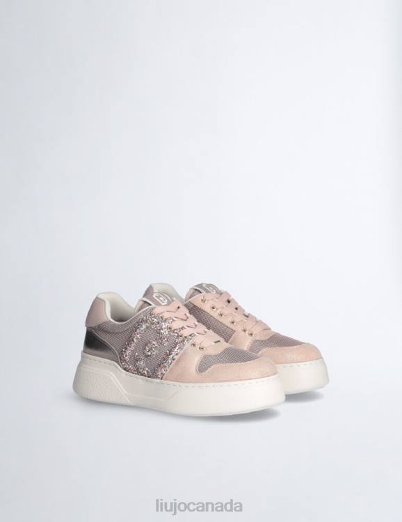 Shoes Liu Jo Sneakers With Maxi Glitter Logo Women F6061769