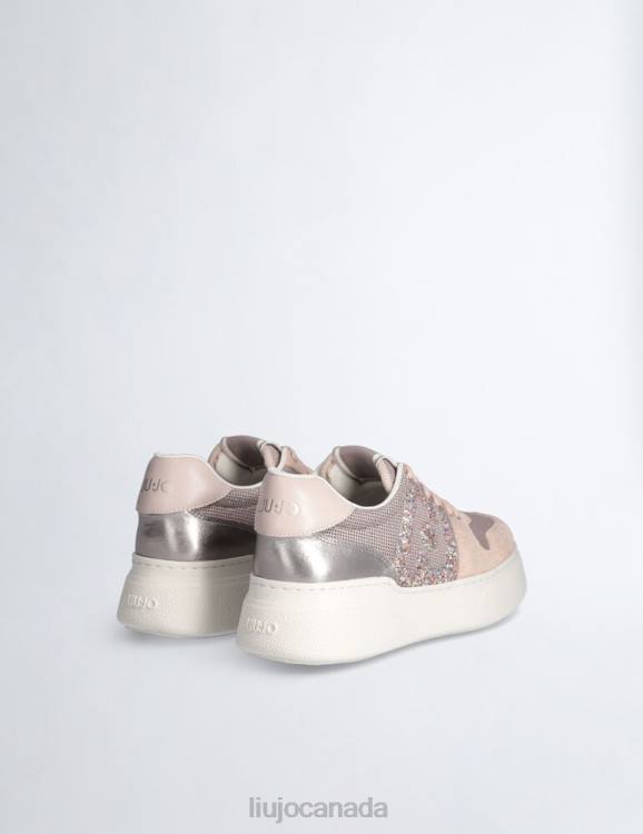 Shoes Liu Jo Sneakers With Maxi Glitter Logo Women F6061769