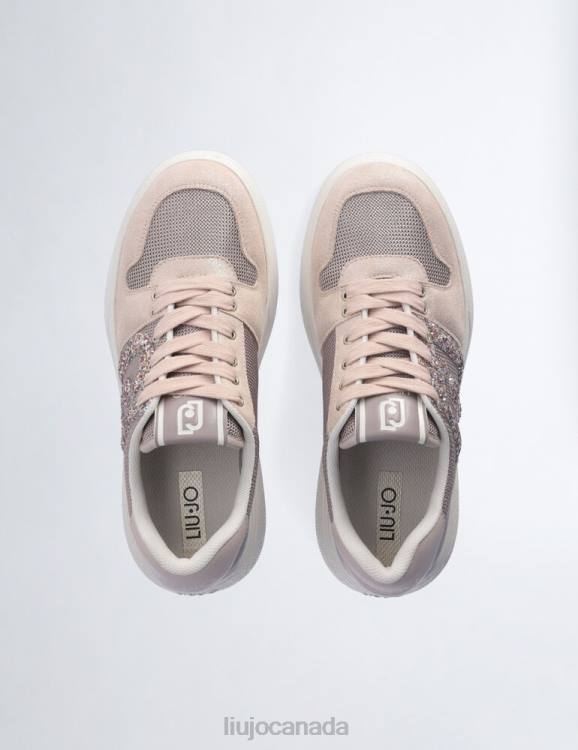 Shoes Liu Jo Sneakers With Maxi Glitter Logo Women F6061769