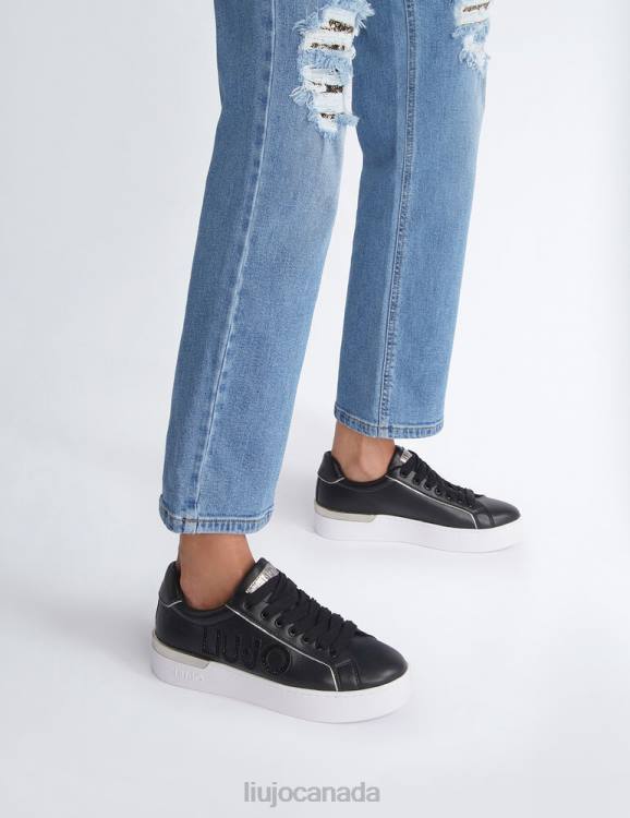 Shoes Liu Jo Sneakers With Maxi Logo Women F6061781