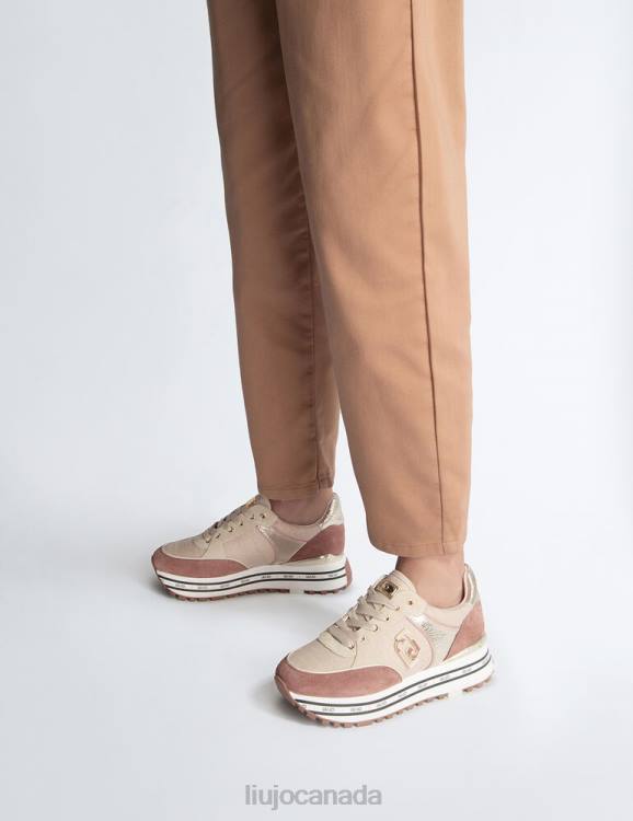 Shoes Liu Jo Suede And Crackle Sneakers Women F6061707