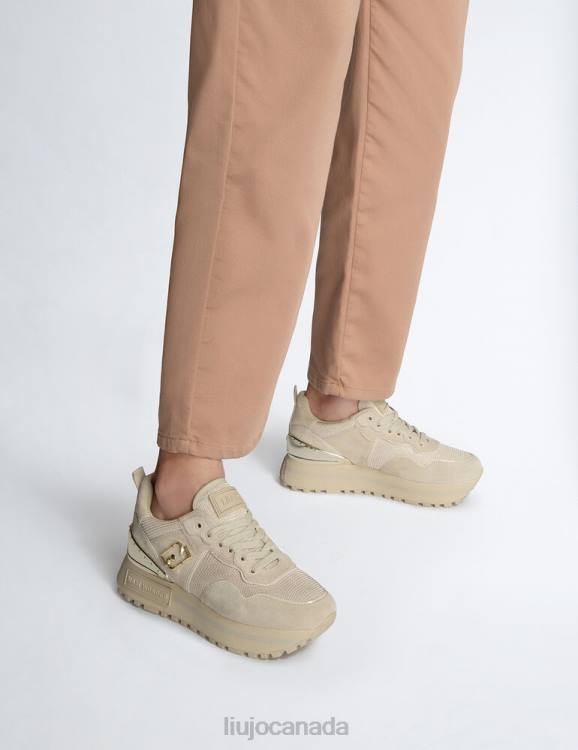 Shoes Liu Jo Suede And Mesh Platform Sneakers Women F6061809