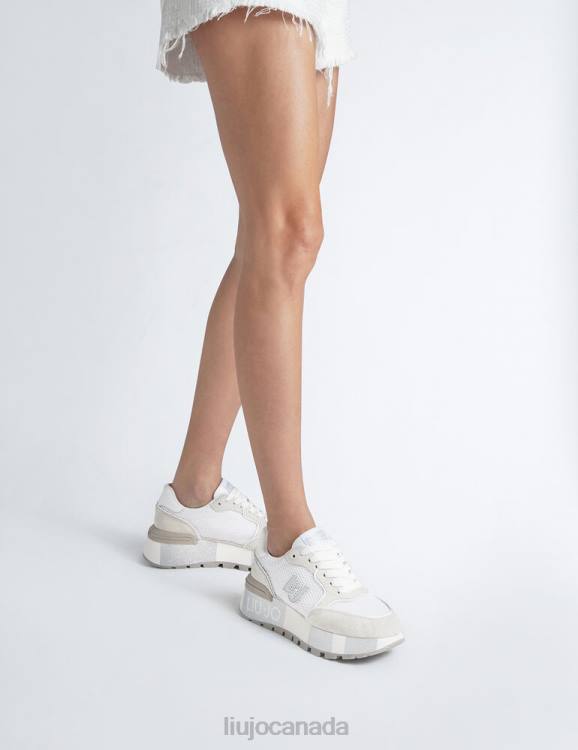 Shoes Liu Jo Suede And Mesh Platform Sneakers Women F6061821