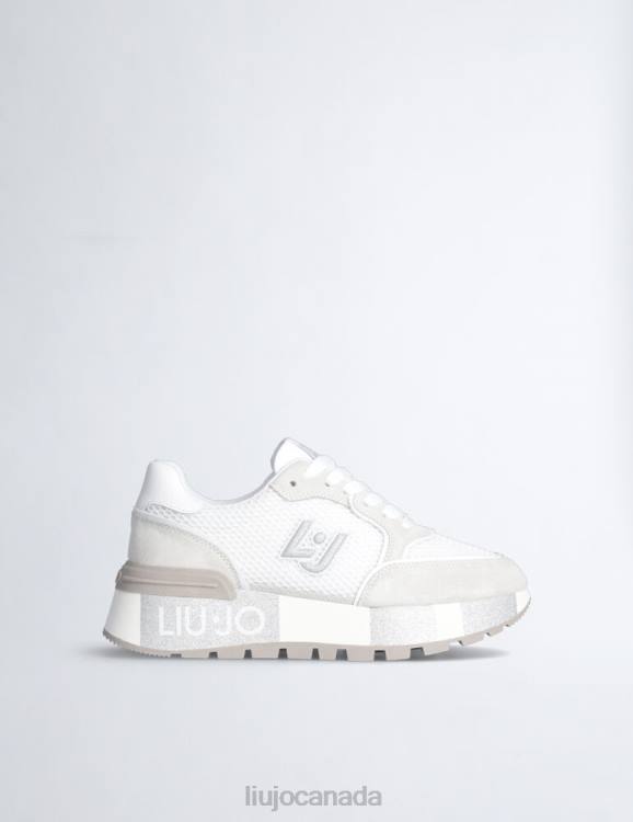 Shoes Liu Jo Suede And Mesh Platform Sneakers Women F6061821