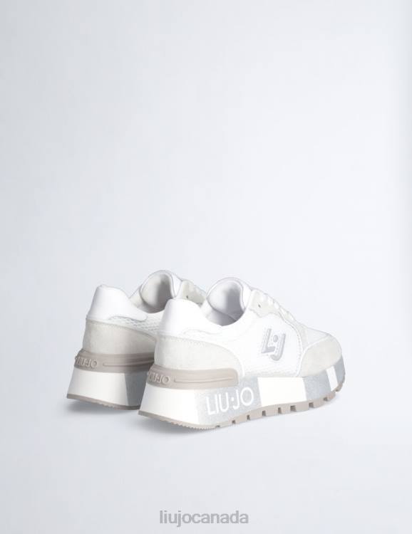 Shoes Liu Jo Suede And Mesh Platform Sneakers Women F6061821