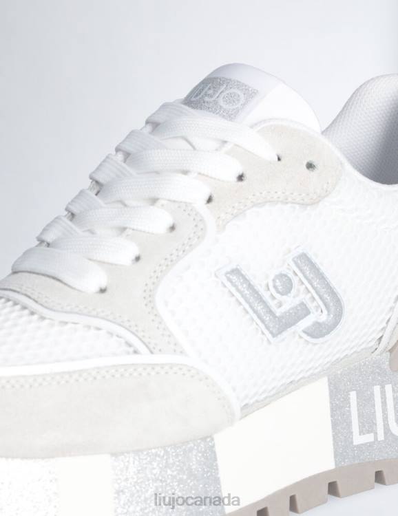 Shoes Liu Jo Suede And Mesh Platform Sneakers Women F6061821