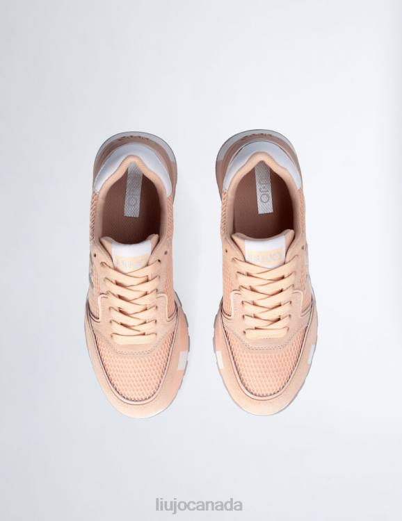 Shoes Liu Jo Suede And Mesh Platform Sneakers Women F6061830