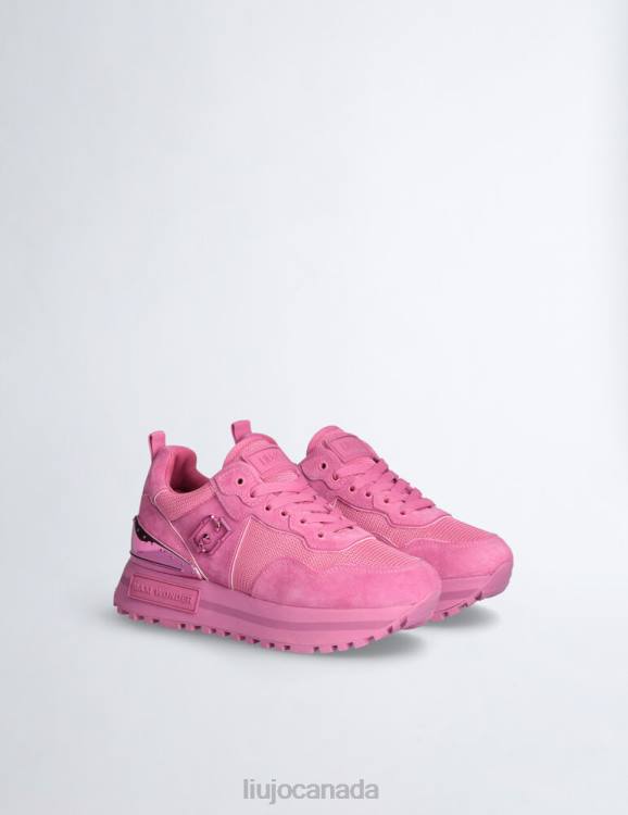 Shoes Liu Jo Suede And Mesh Platform Sneakers Women F6061887